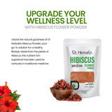 Hibiscus Powder 200g — Single-Ingredient Hibiscus Flower | A Natural Source of Vitamin C | Halal, No Fillers view 6