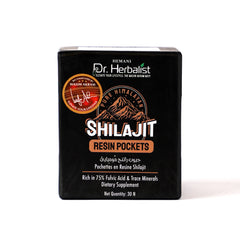 Shilajit Resin Pockets Snap & Squeeze 30 x 1mL, Purified Himalayan Shilajit Single-Serve Sachets | Energy, Stamina & Vitality On the Go | Halal