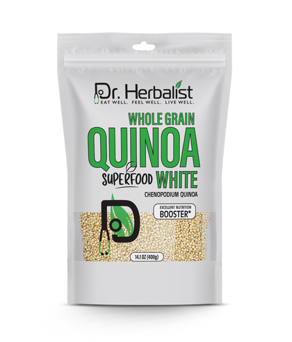 Quinoa 400g — Chenopodium Quinoa | Gluten-Free Plant Protein & Fiber | Halal