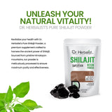 Shilajit Powder 200g — Single-Ingredient Purified Himalayan Shilajit | Energy & Vitality | Halal, No Fillers view 5