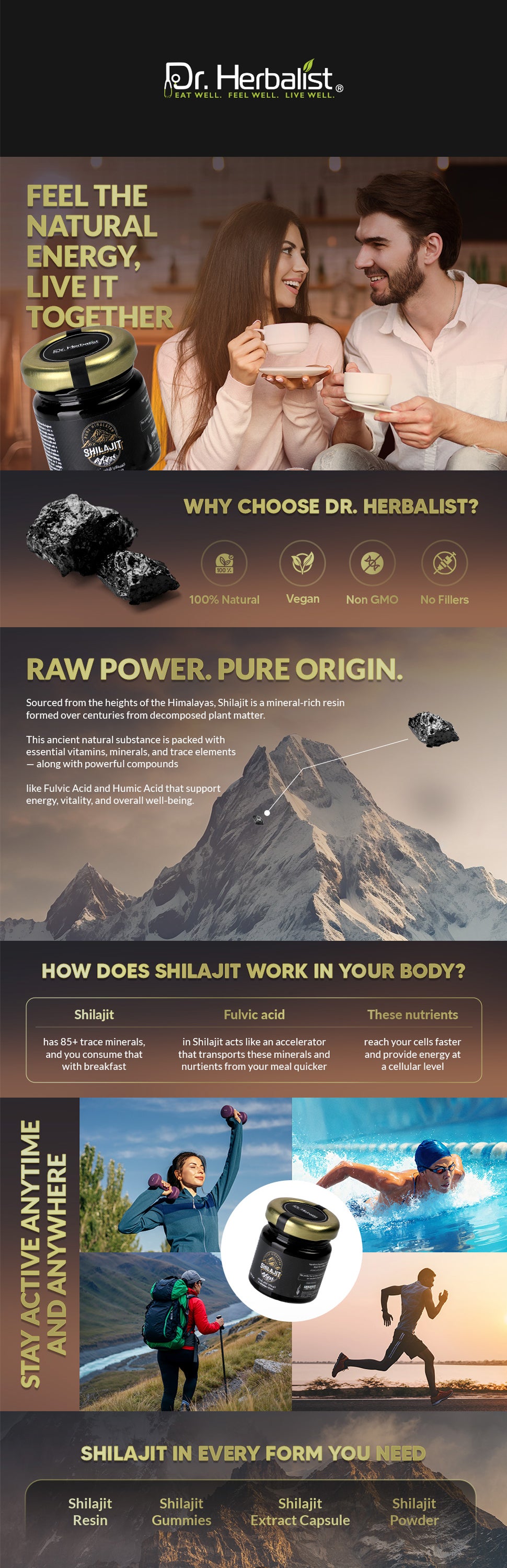 Shilajit Resin 30g — Purified Himalayan Shilajit | Energy, Stamina & Vitality | Halal — feature 1